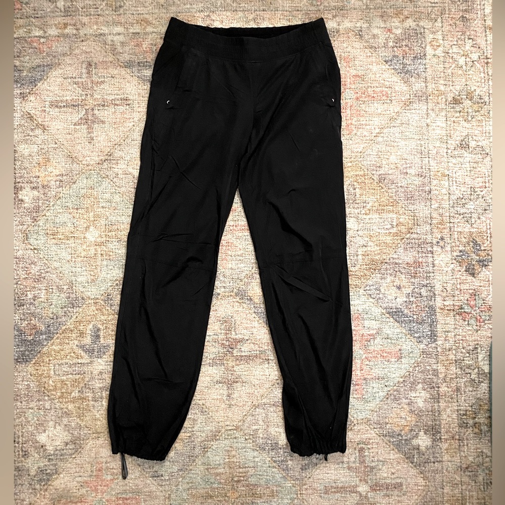 Lululemon Fully Lined Nylon Womens Pants with Adjustable Ankle Cinch